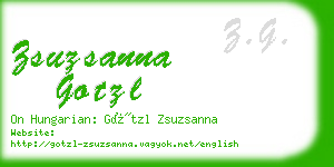 zsuzsanna gotzl business card